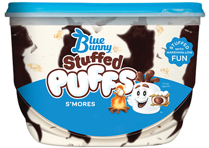Stuffed Puffs  S'mores Front View Package