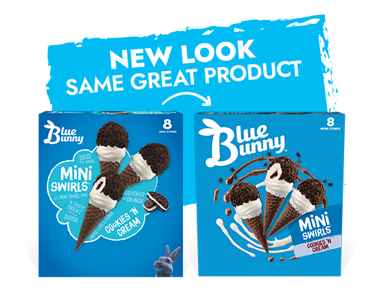 Mini Swirls® Cookies 'n Cream Hero Image