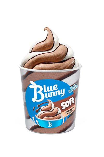 Soft Pints Chocolate Vanilla - Blue Bunny