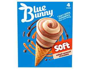 Soft Cones  Salted Caramel Chocolate