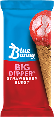 Big Dipper® Strawberry Burst Cone Front View Package